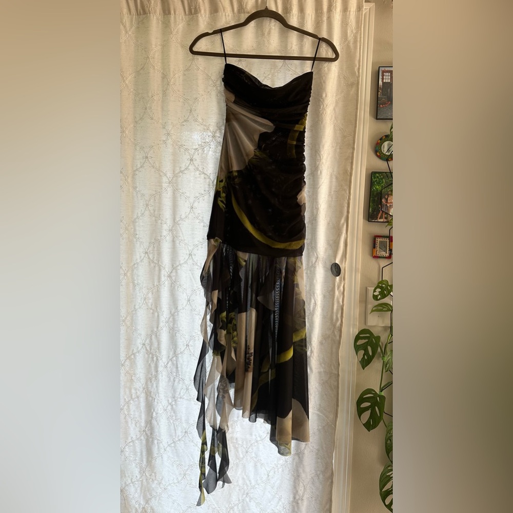 Zara Black Mesh Dress